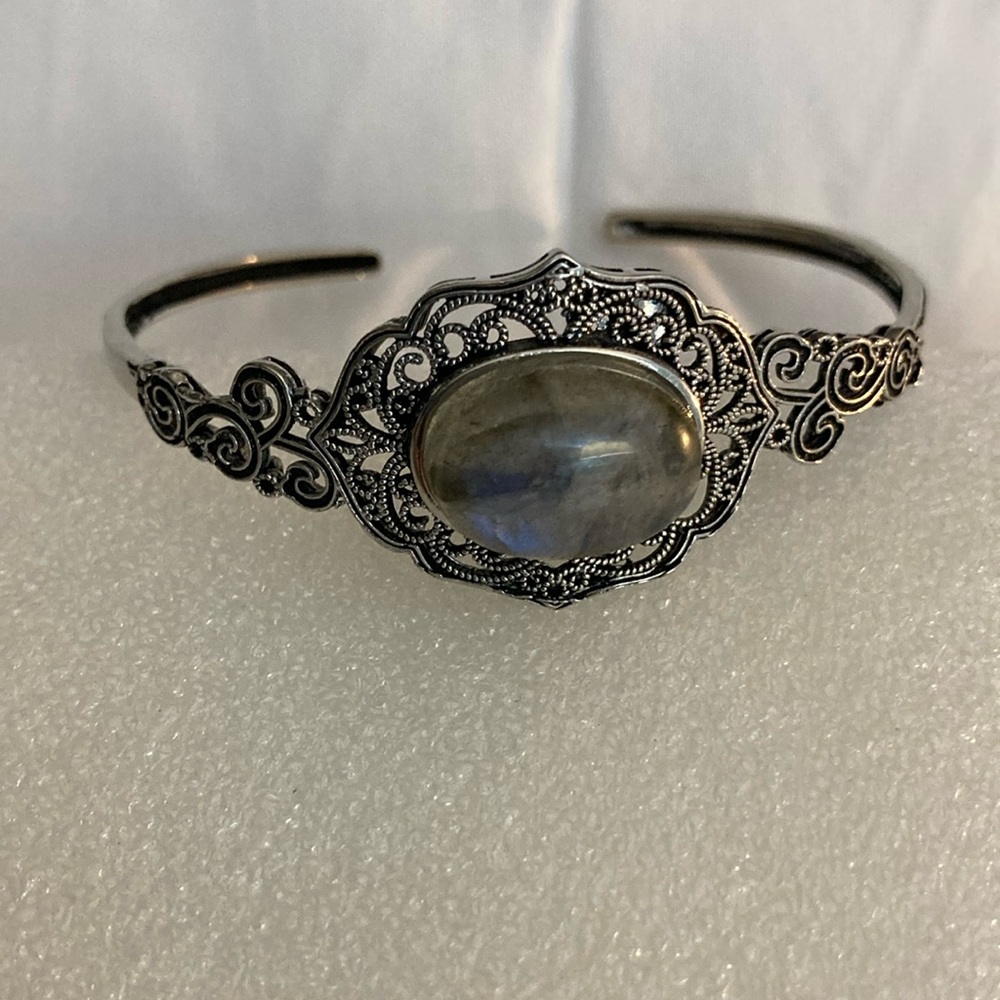 Labradorite Charm Bracelet. NWOT Sterling Silver.